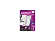 Avery 11128 Customizable Table of Contents Dividers, Ready Index Printable Secti