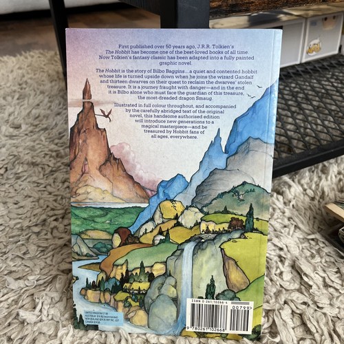 J R R Tolkien: The Hobbit Illustrated Version (David Wenzel) Grafton Books 1991 - Picture 3 of 4