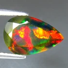 2.20 CTS 12x8mm ELECTRIC BLUE FIRE SPARKLING 100%NATURAL WELO BLACK OPAL