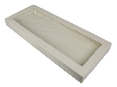 Rubber Mold for Concrete, Slate Texture, Wall Cap Mold, 24''L x 8''W x 2''D