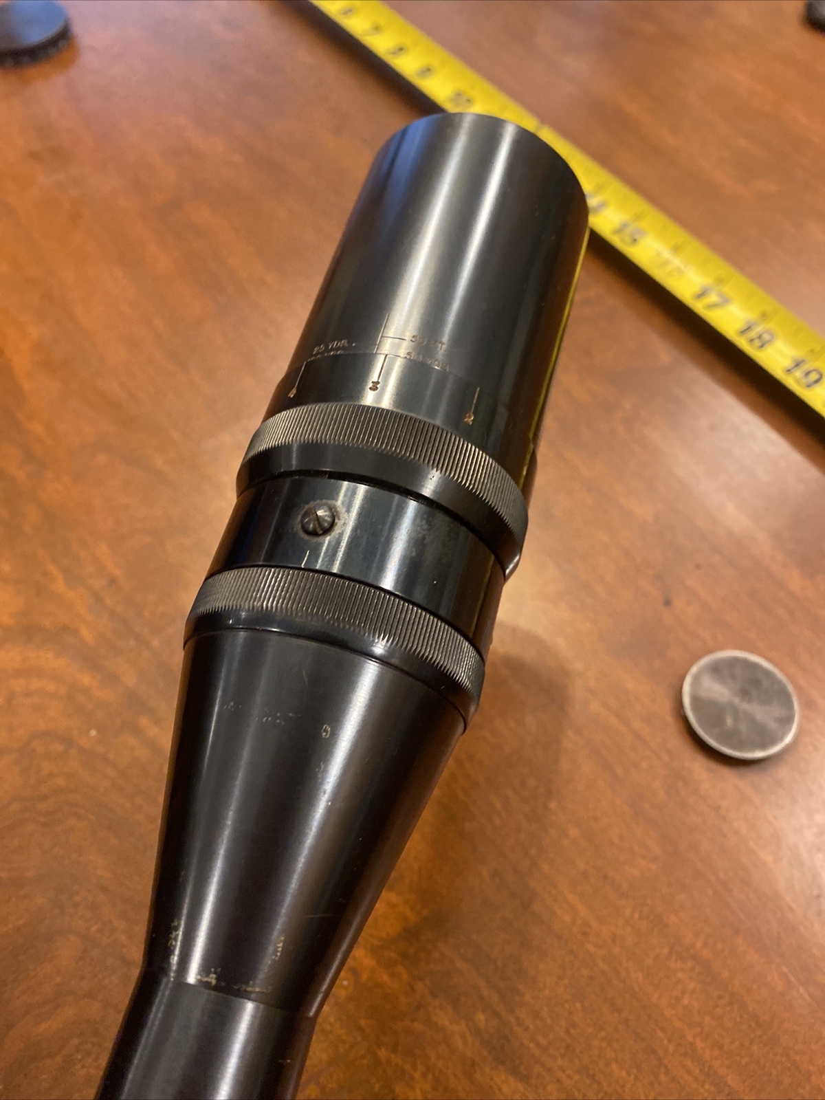 RARE Unertl 15x Telescopic Scope 1" tube 24" with Lens caps. And Ring