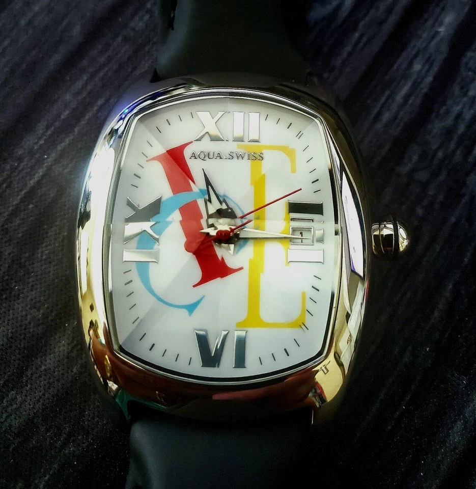 Auténtico reloj suizo Aquaswiss para hombre Ice Date cristal prisma Foto 2 de 4