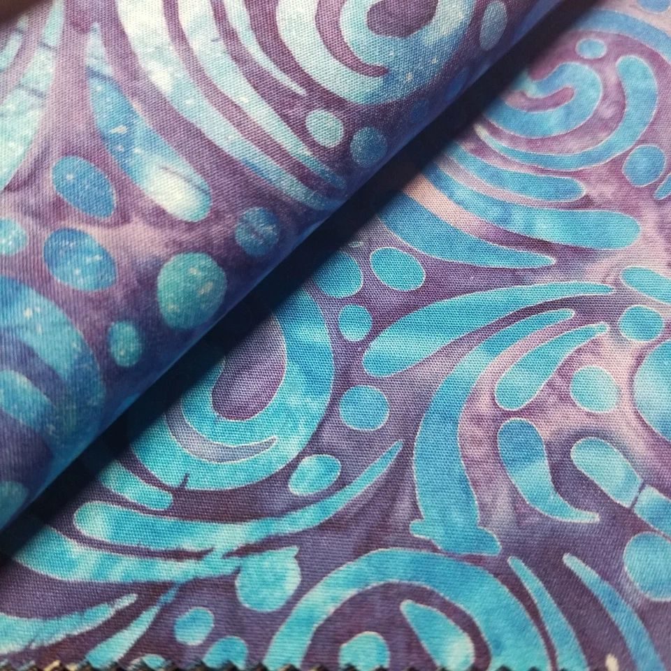 Hermoso PASTEL ARTESANO Batik SeaSide Capa Algodón 10" CUADRADOS Foto 2 de 4