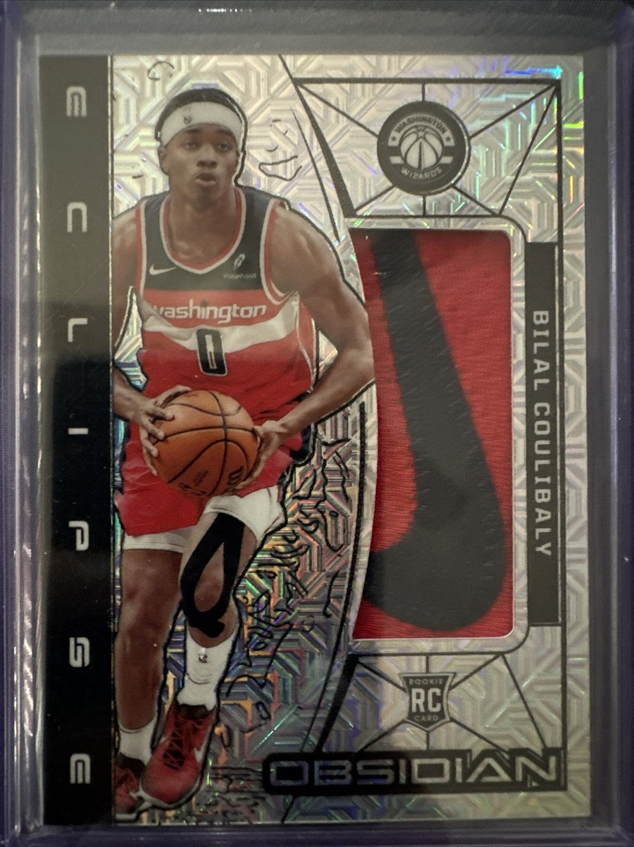 23-24 Panini Obsidian Bilal Coulibaly Eclipse Nike Patch, #'d 1/1