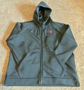 jordan men's oklahoma sooners practice fleece hoodie