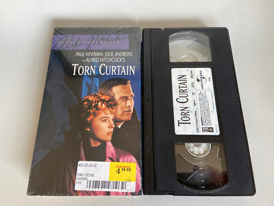 Vintage VHS The Torn Curtain Alfred Hitchcock Paul Newman Cassette