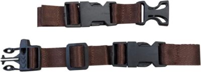 HDHYK Backpack Chest Strap- Nylon - Adjustable Universal Standard size, Brown 