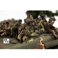 Homemade 1/72 Ukrainian Armor Vehicle with 8 Troopers Painted  without vehicle