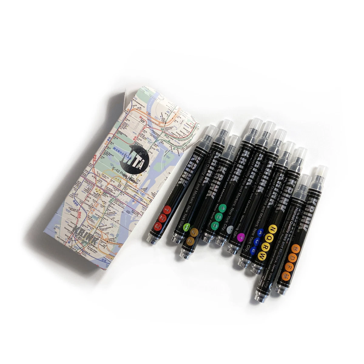 KRINK K-42 x MTA Special Box Set of 10 Subway Color Paint Markers