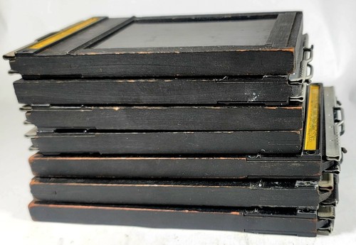 Lot of 7 Vintage (3)4x5 Cut Film Holder Baco Model B3 & (4) 3 1/4x41/4 GRAFLEX - Picture 3 of 10