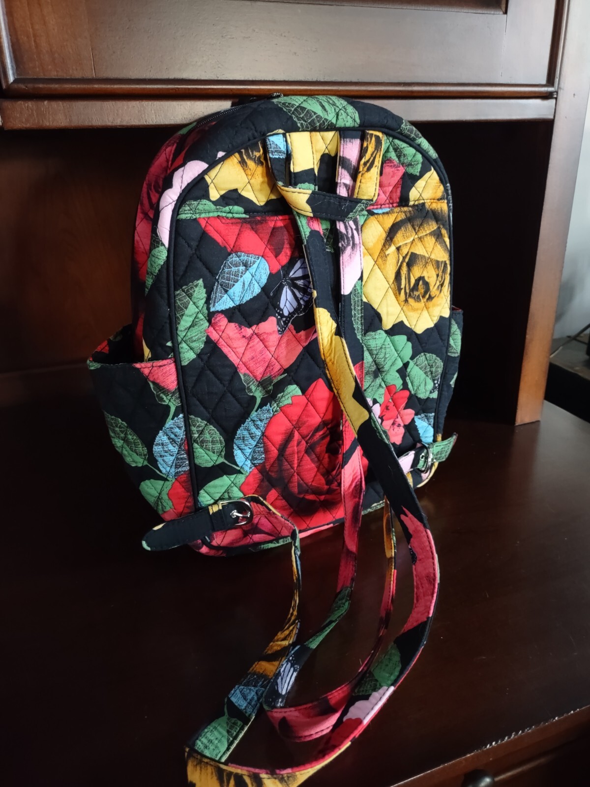 Vera Bradley Havana Rose Leighton Mini Backpack