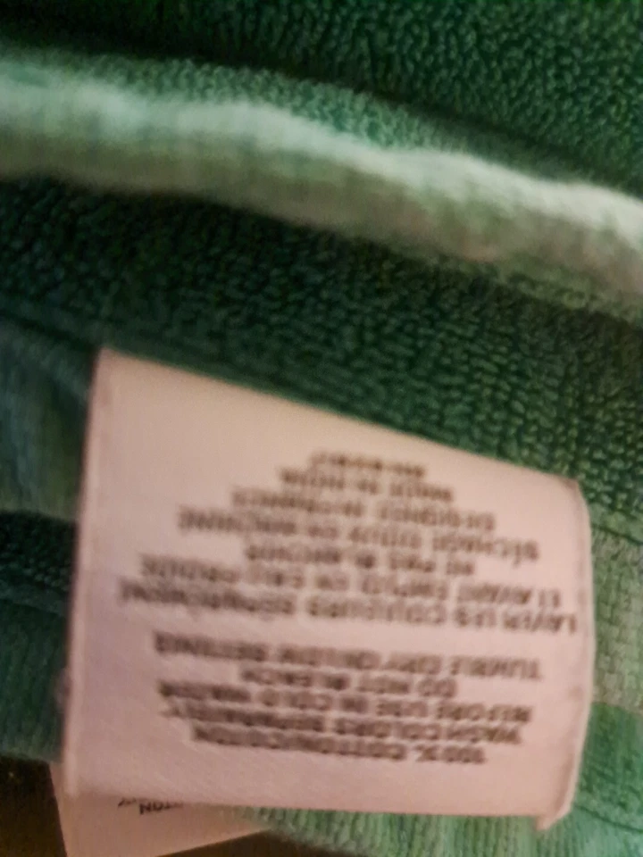 3 🐊LACOSTE Giant Alligator Logo Bath🫧Towels Cotton Croc Green 27"X51 - Image 4 of 4