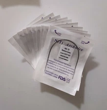 10Packs Dental Orth Reverse Curve Rectangular Arch Wires Super Elastic NITI