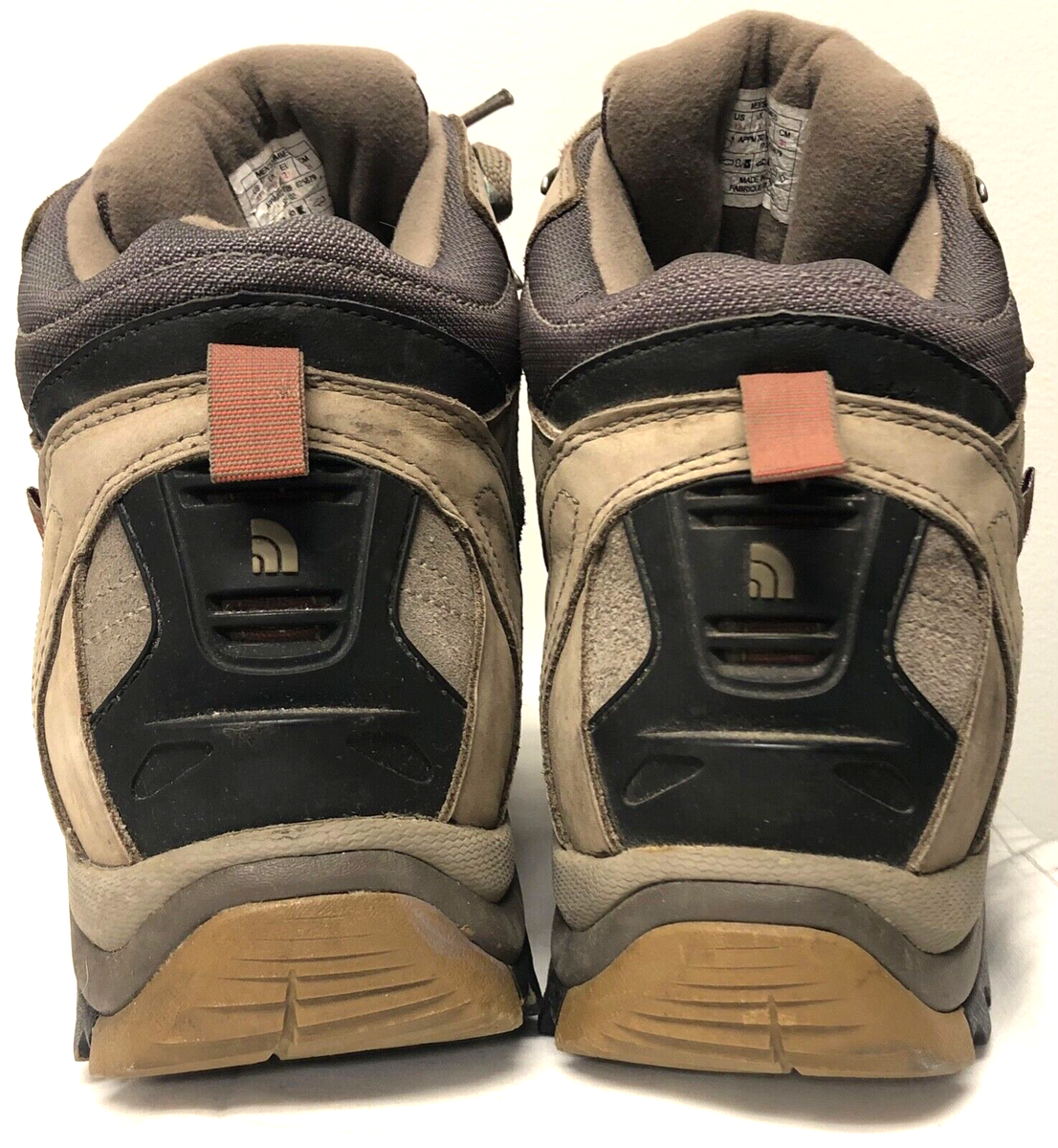 The North Face Hiking Boots Icepick Men 11.5 Tan Waterproof Suede Made In Italy THE NORTH FACE MENS SUEDE ICEPICK WINTER GRIP WATERPROOF MID  main image 4