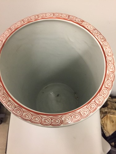 Antique Japanese Porcelain Umbrella Stand, 20th Century - 第 7/9 張圖片