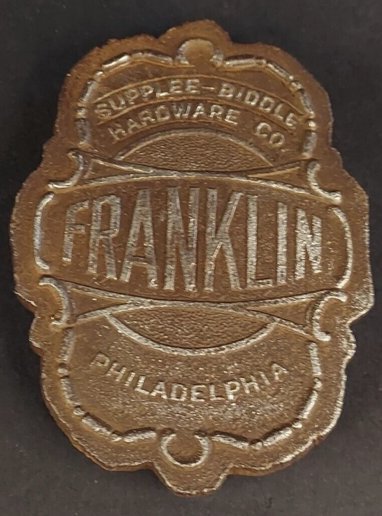 franklin Supplee Biddle bike head badge stamping die eBay