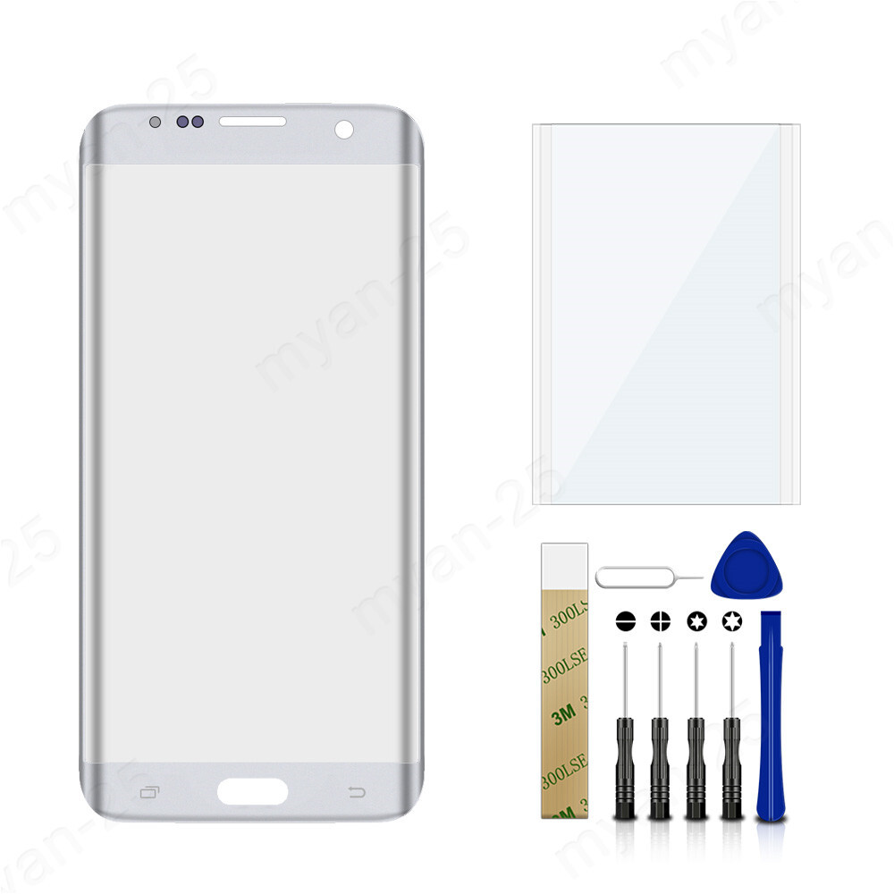 S7EDGE ピンクゴールド フロントガラス交換セット のり 工具 デジタライザ S7EDGE 金 ゴールド フロントガラス交換セット のり 工具