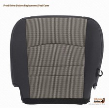 2011 2012 For Dodge Ram 1500 Slt Driver Bottom Replacement Seat Cover Cloth Gray