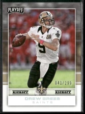 2017 Panini Playoff Kick Off /299 Drew Brees #59