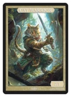 Cat Warrior  Token Givememana Tokens Series 2  Magic the Gathering MTG