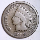 1889 INDIAN HEAD CENT G/VG FREE SHIPPING LOWEST PRICES ON THE BAY