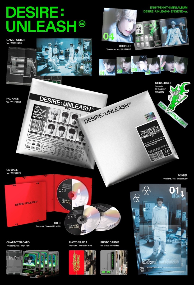 K-POP・アジア ENHYPEN 6TH MINI ALBUM DESIRE: UNLEASH ENHYPEN DESIRE : UNLEASH 6th Mini Album ENGENE Ver | eBay