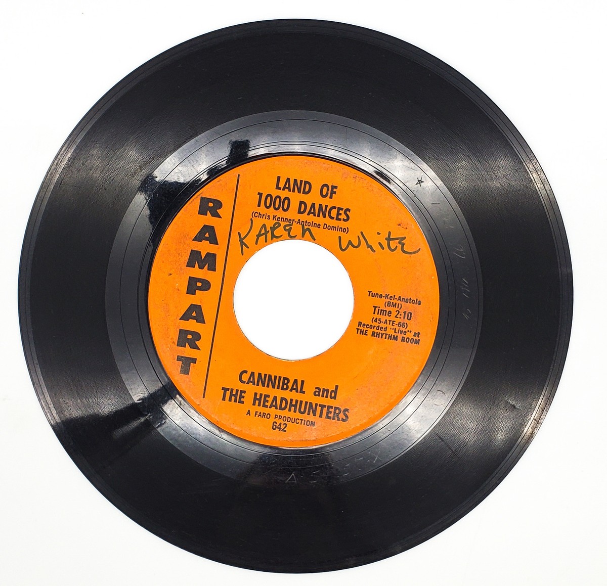 Cannibal & The Headhunters Land Of 1000 Dances 45 Single Record