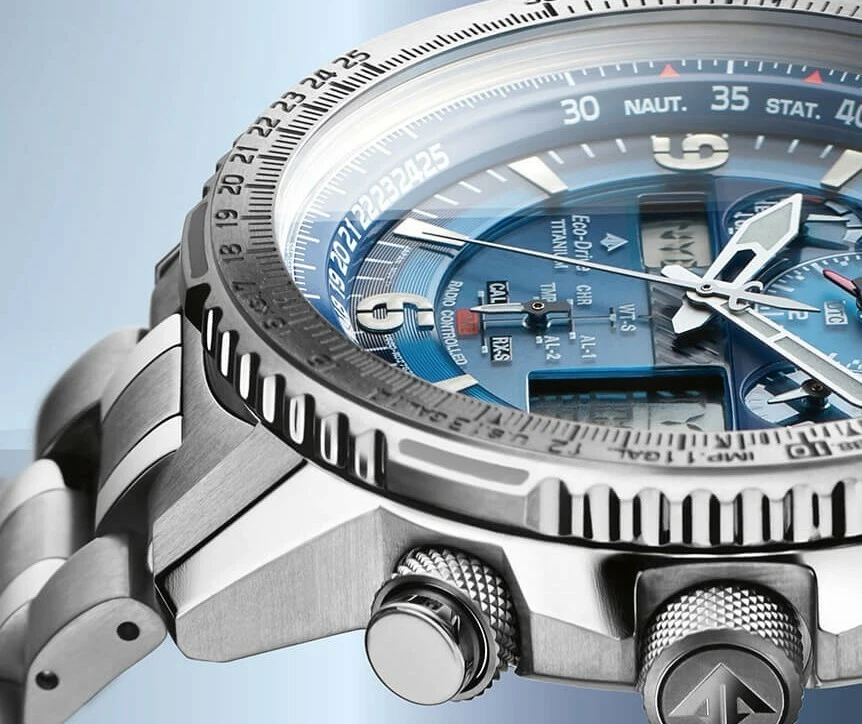 CITIZEN JY8100-80L R/C Skyhawk Eco-Drive Super Titanium.*ENVÍO GRATUITO* Foto 4 de 4