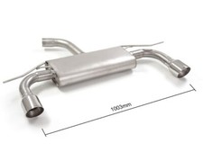 Posteriore inox doppio GTI Style Ragazzon VW Golf 7 VII 2.0 TDI 110 Kw