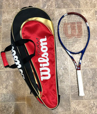 Wilson US Open Adult Tennis Racket, 4-1/4 L2 WILSON BLX Team Multi Racket Bag