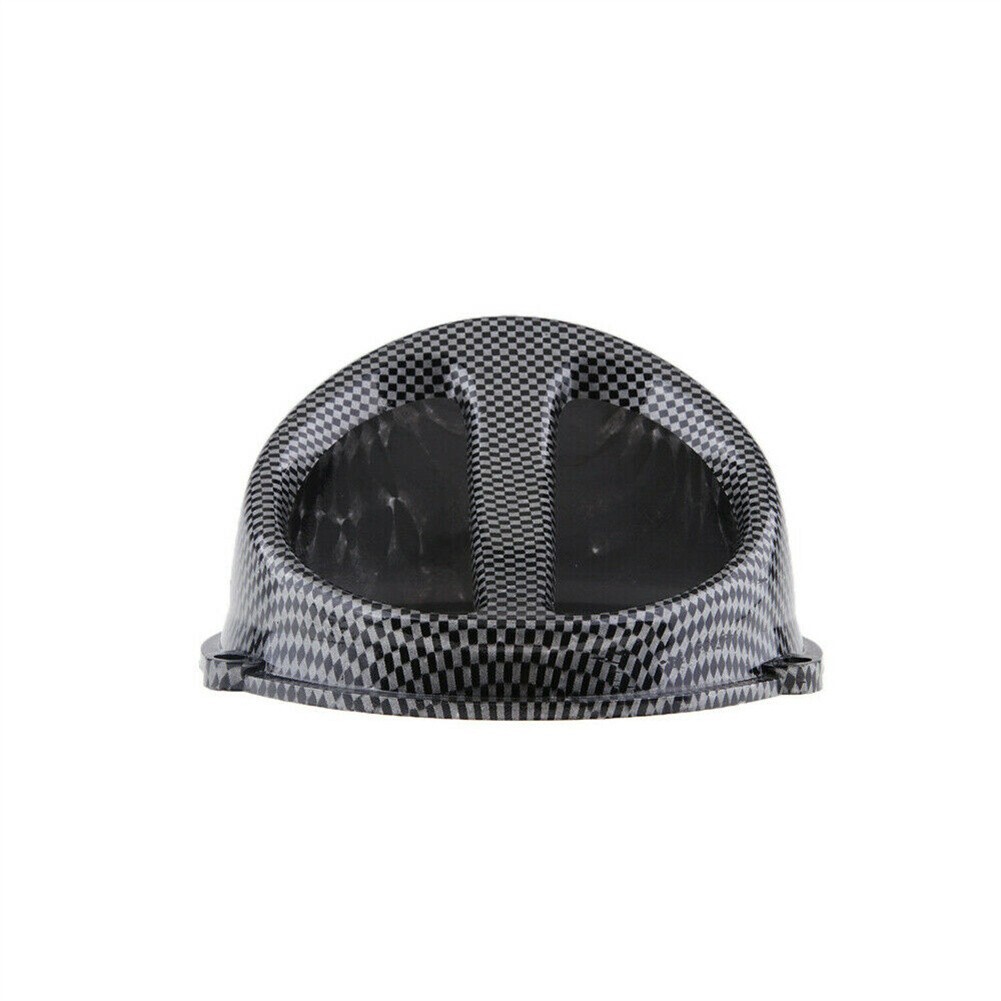 Akozon Air Scoop Cover, Carbon Fiber Stijl Motorfiets Motor Koelventilator Cover Voor GY6 125cc 150cc 152QMI 157QMJ Motorfiets Scooter