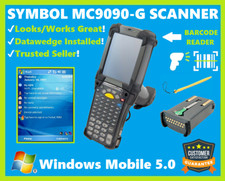 Motorola MC9090-GF0HJEFA6WR Laser Barcode Scanner, Windows Mobile 5.0, WiFi