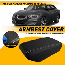 Center Leather Console Lid Armrest Cover For Nissan Maxima 2016 2018 2017 19-23
