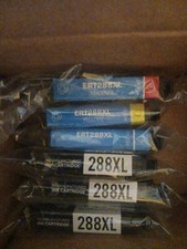 Lot of 6 Genuine Epson 288XL Ink Cartridges BL/B/Y/M