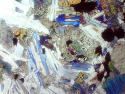 Set 5 Prepared Microscope Rock Slides Mineral Thin Sections, 4 Choices Brand New