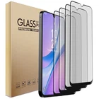 4 Pieces Full Tempered Glass Screen Protectors For Samsung Galaxy A07 4G/A17