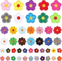 46 StüCk GäNseblüMchen Flicken, Patches Zum AufbüGeln | Bestickte Flicken Zum Au