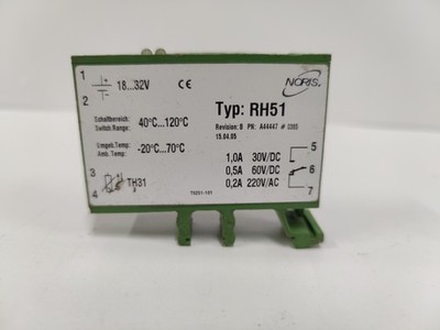 NORIS RH51 LIMIT VALUE SWITCH A44447 REV-B