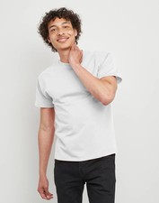 MENS XL WHITE HANES ESSENTIALS COTTON TSHIRT SELLING TWO FOUR PACKS