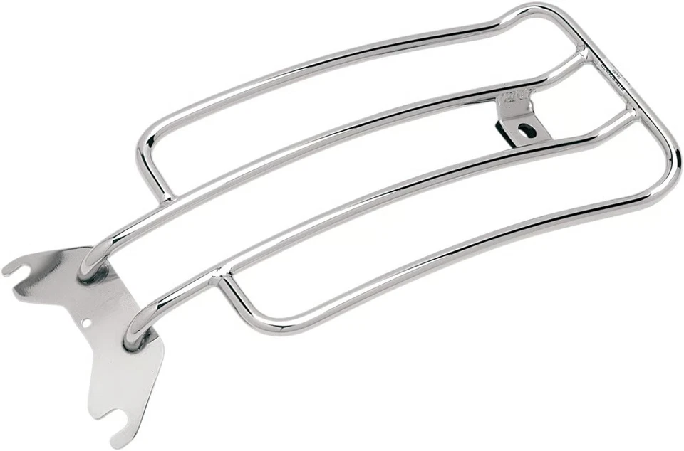 Motherwell 6in. Solo Luggage Rack - Chrome Motorcycle Street Bike MWL-133-CH - Изображение 2 из 4