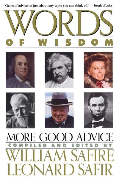William Safire | Words Of Wisdom | Taschenbuch | Englisch (1990)-image