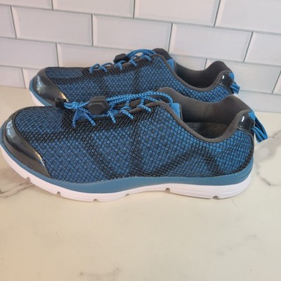 Dr. Comfort Jason Shoes Mens 10 Wide Blue Diabetic Athletic Sneakers 77750