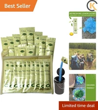 Eco-Friendly Lemon-Scented Portable Toilet Powder: Fast-Acting Deodorizer Gel