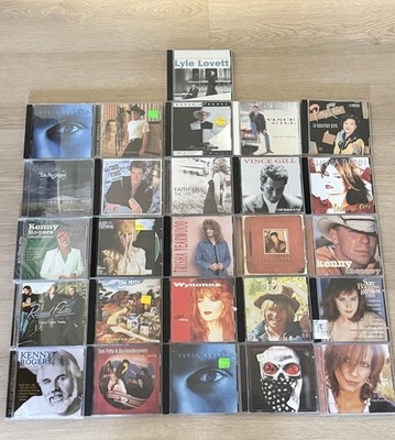 Lot of 26 Country Pop CDs Kenny Rogers Shania Twain Vince Gill Faith Hill