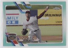 2021 Topps Pro Debut Chrome Aqua Refractor 56/75 Antoine Kelly #PDC-58 rw0