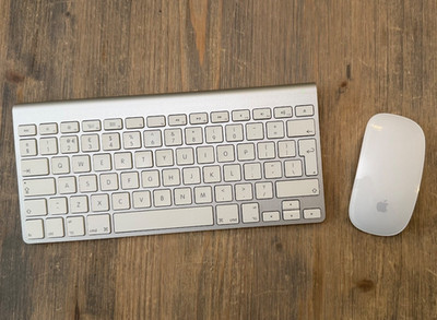 Apple Magic Keyboard & Mouse A1296 Set Weiß 4x AA's inklusive PWO Neuwertig
