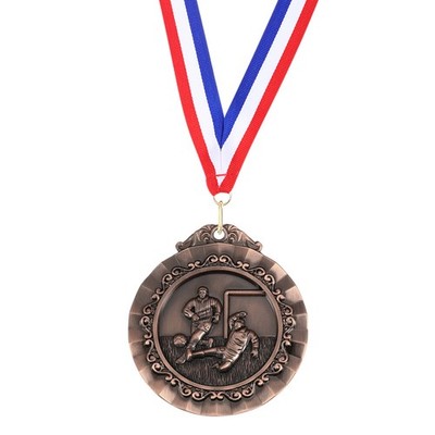2,5'' Bowling-Preis-Auszeichnungsmedaillen 1 Stück 3. Platz Gewinnermedaille Gold