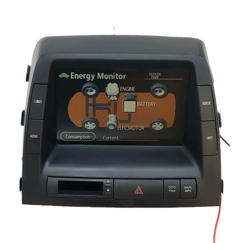 2006-2009 Toyota Prius Cruscotto Informazioni Display Schermo OEM 86110-47230 - Immagine 2 di 4