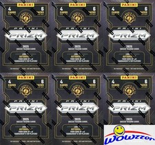 (6) 2025 Panini PRIZM FIFA Club WORLD CUP Soccer EXCLUSIVE Sealed Blaster Box!