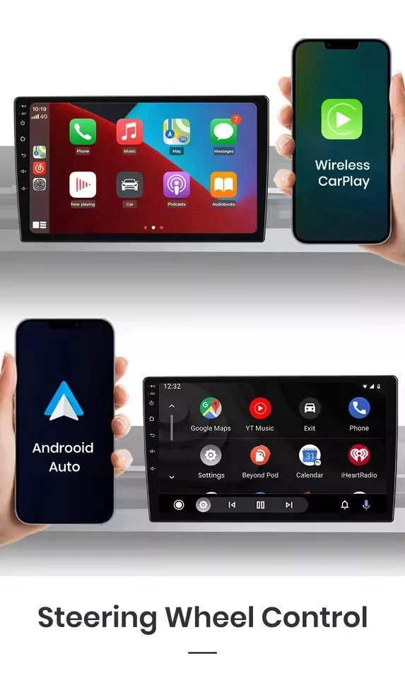 Autoradio Toyota Yaris 2012-2017 CarPlay-AndroidAuto Wireless BT WIFI RDS 4Core - Imagen 3 de 4